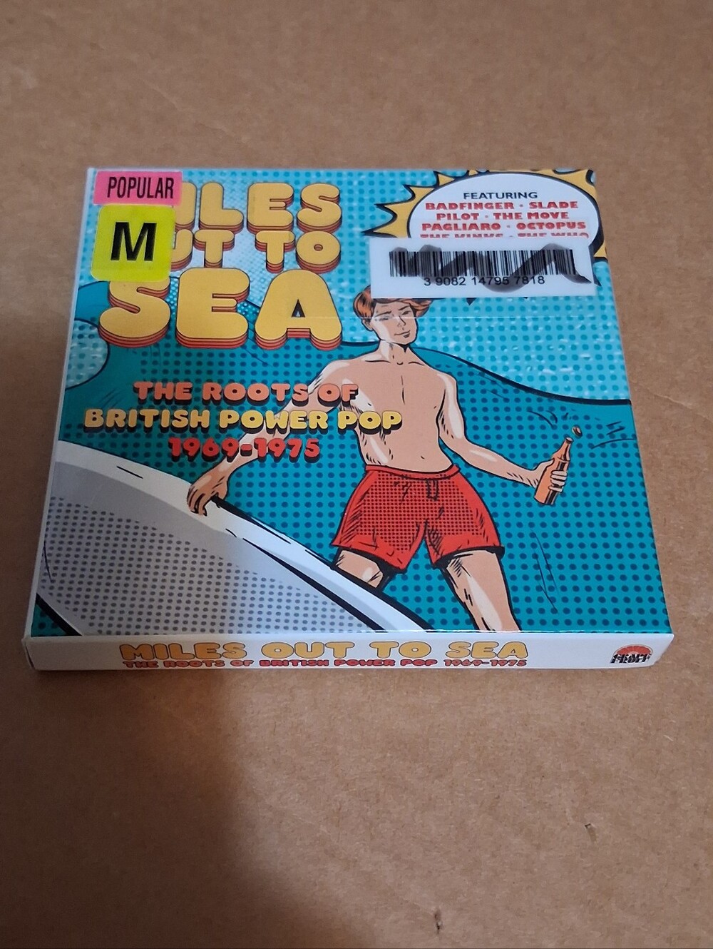 Miles Out To Sea: Roots of British Power Pop 1969-1975 3CD Box, 2022 ex-library